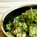 シルキーナナシンバ's cooksnap of when they made 子供も大好き◎ゴーヤと油揚げの照り煮.