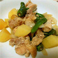 jg705y's cooksnap of when they made じゃが芋､ししとう､鶏肉のさっぱり炒め♪.
