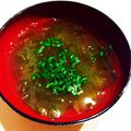 なつき☆ミ's cooksnap of when they made 優しい味!簡単とろろ昆布とネギのおつゆ.