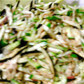 ちぃちゃんだよ！'s cooksnap of when they made 夏を感じる☆胡瓜　ミョウガ　茄子の和え物.