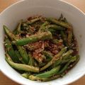 あゆさくま's cooksnap of when they made レンジで簡単に☆おくらの煮浸し.