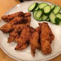 たべたいち's cooksnap of when they made 鶏むね肉のスティック唐揚げ.