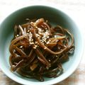 Satoco❋'s cooksnap of when they made 箸休めのゴマ酢きくらげ.