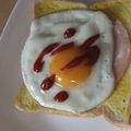 きらり流れ星's cooksnap of when they made あれに出てくる目玉焼きパン的なパン■.