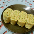赤い電話's cooksnap of when they made 鮭マヨ卵焼き.