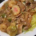 げん＊まま's cooksnap of when they made 簡単☆あんかけ焼きそば.
