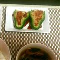 2児ママ's cooksnap of when they made コンビーフとジャガイモのピーマン詰め.
