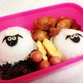 るなぽっち's cooksnap of when they made おにぎりでひつじのショーン！簡単キャラ弁.
