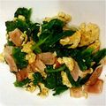 ちっぽりん♪'s cooksnap of when they made 簡単！ ツルムラサキのベーコン炒め.