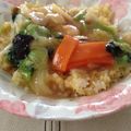 とらうさぎ。's cooksnap of when they made お手軽☆あんかけチャーハン☆.