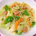 お料理P's cooksnap of when they made レモン香る♡クリームチーズ焼きうどん.