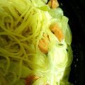 六角電波's cooksnap of when they made 鮭としめじのミルクスープスパ♡.