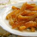 mmameco's cooksnap of when they made 簡単♡ピーラーでオレンジピール♪.