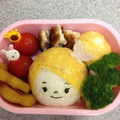 Miyotomo's cooksnap of when they made 幼稚園の子供用お弁当☆お団子ヘアの女の子.