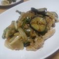 くるるん♡'s cooksnap of when they made １０分で♫豚肉と茄子のカレー照り焼き丼.