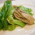 kamu蔵's cooksnap of when they made ポン酢で食べる牡蠣とキャベツのバター炒め.