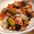 akacyairo's cooksnap of when they made 揚げない簡単酢豚.