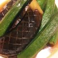 ひよこりえ's cooksnap of when they made 超簡単ヘルシー！ナスとオクラの煮浸し.