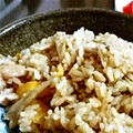 オハーナ's cooksnap of when they made 舞茸・牛蒡・鶏の炊き込みご飯♪.