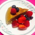 なかびー's cooksnap of when they made 炊飯器で栗ペースト入りヨーグルトケーキ.