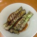 ryohirota's cooksnap of when they made 鰻の蒲焼き風♪茄子の蒲焼き.