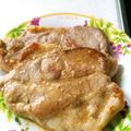 ももちびねえ's cooksnap of when they made 【簡単】豚ロースの味噌マヨ焼き.