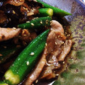 ぴぴぞー's cooksnap of when they made 簡単！豚肉となすとオクラ和え★.