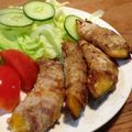 になべっち's cooksnap of when they made かぼちゃの豚バラ巻き.
