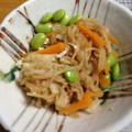 かめろん0804's cooksnap of when they made 切り干し大根と人参と油揚げの煮物.