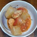 hanako0416's cooksnap of when they made 圧力鍋で♪大根と鶏むね肉のトマト煮込み.