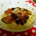 てぺよめ's cooksnap of when they made ひんや～り!!　トマトとナスの冷製パスタ.