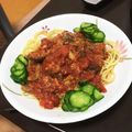 うめゆめ's cooksnap of when they made トマト缶で☆2種類の冷製パスタ.