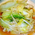クックOVAA92☆'s cooksnap of when they made 豚バラと葱と白菜のニンニク炒め.