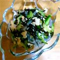 のりにてぃ's cooksnap of when they made ひじき・マロニーとふんわり卵の酢の物♪.