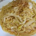 eggnog1984's cooksnap of when they made 白菜の梅バタースパゲティ.