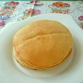 金のキョロちゃん's cooksnap of when they made 卵がない！マヨで作ったホットケーキ☆.