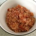ぽんlove's cooksnap of when they made おうちにある食材で☆簡単トマトリゾット.