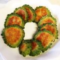 新米主婦みお's cooksnap of when they made 一口サイズ♪ゴーヤのポテサラ焼.