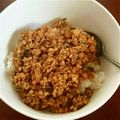 nemu1151's cooksnap of when they made 豆腐そぼろご飯.