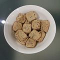 ねこみみキッチン's cooksnap of when they made ザックリ香ばしい全粒粉の黒ごまスコーン.