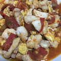 ちゃんこまんさん's cooksnap of when they made 簡単★ふんわり卵とチキン&トマト炒め★.