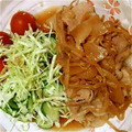 nicomel's cooksnap of when they made 基本の豚しょうが焼き.