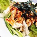 rryykk's cooksnap of when they made 【松橋】簡単節約！蒸し鶏の梅ポン酢サラダ.