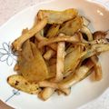 ちはるき27's cooksnap of when they made つけあわせのエリンギポテト炒め☆.