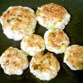xIMeMIx's cooksnap of when they made 鮭フレークではんぺんバーグ.