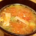 ニコニコシフォン's cooksnap of when they made オクラとトマトのさっぱり味噌汁.