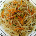 蜜茄子's cooksnap of when they made 節約(^^)おつまみ♬白滝➕モヤシ炒め♬.