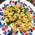 たんママ♪'s cooksnap of when they made タケノコと鶏肉の炒め物.