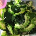 mame_chi's cooksnap of when they made 和風！、簡単 ！ゴーヤの酢の物.