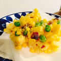 成田くま子's cooksnap of when they made コーンと枝豆とさつまいものかきあげ☆.